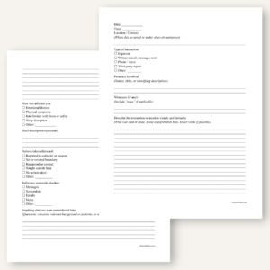 Incident Documentation Template